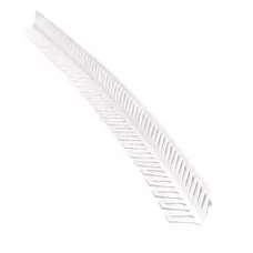 Кутник ПВХ перфорований арочний 2,5м Кутник ПВХ перфорований арочний 2,5м