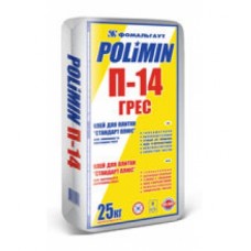 П-14 (25кг) Клей для плитки "Грес" ПОЛІМІН