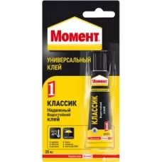 Клей універсальний Момент-1   30мл  в шоу-боксі (класик)