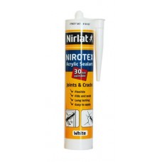 Nirotex 310ml White білий акриловий герметик NIRLAT( Ізраїль)