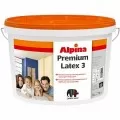 ALPINA Premiumlatex 3 B1 (10л) Матовая, искл.стойкая латексная фар
