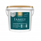 Фарба Преміум 3, база А Колорит 9л біла Family