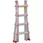 Оренда алюмінієвої шарнірної телескопічної драбини 