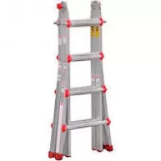Оренда алюмінієвої шарнірної телескопічної драбини Оренда алюмінієвої шарнірної телескопічної драбини